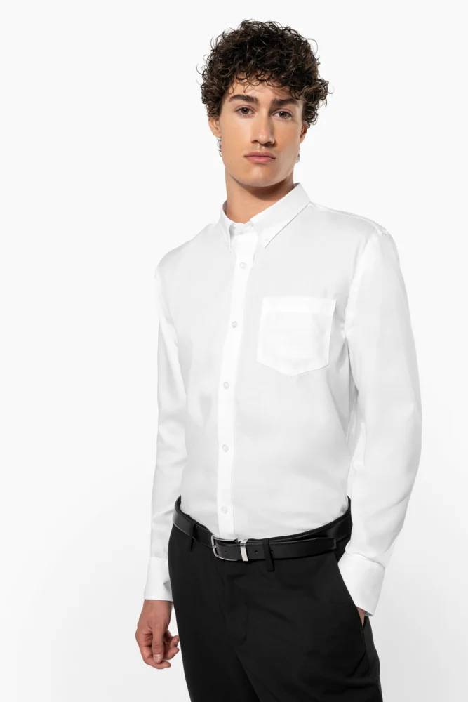 Non-iron shirt long-sleeve