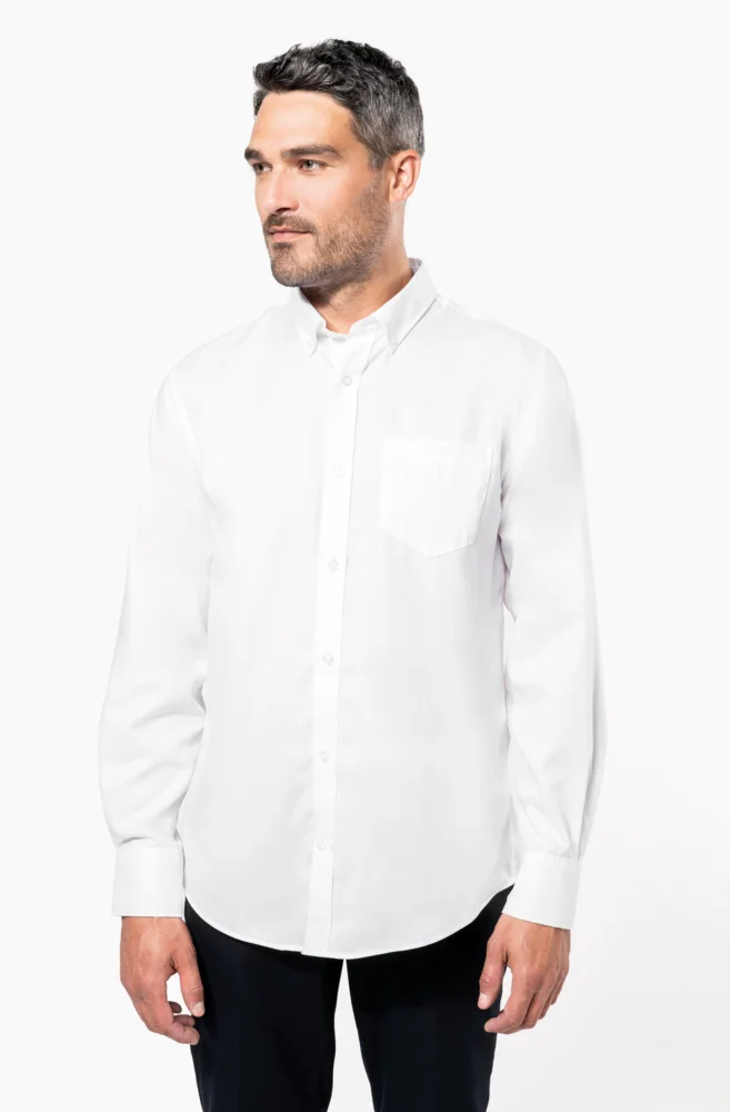Non-iron shirt long-sleeve