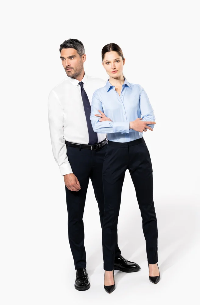 Non-iron shirt long-sleeve