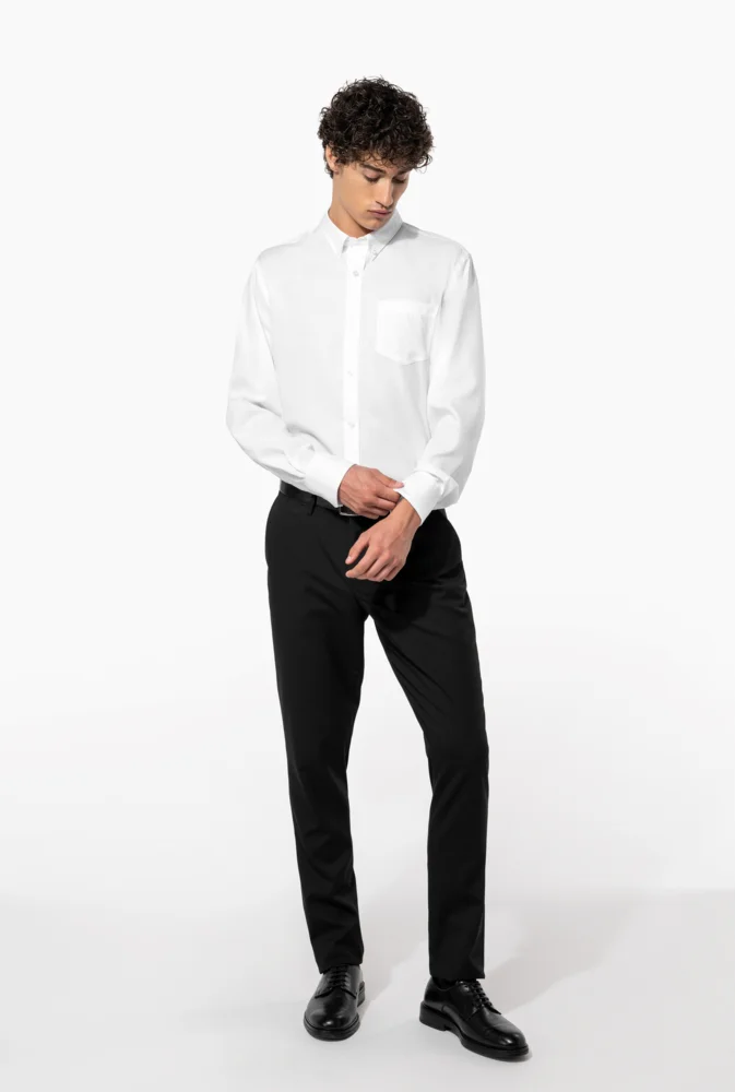 Non-iron shirt long-sleeve