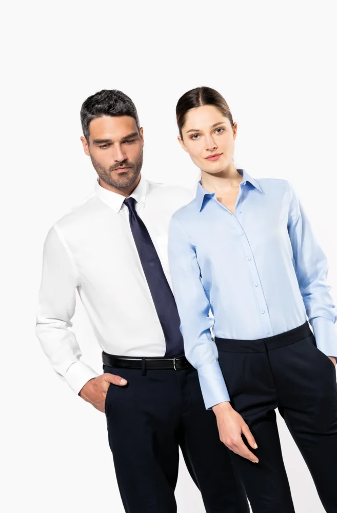 Non-iron shirt long-sleeve