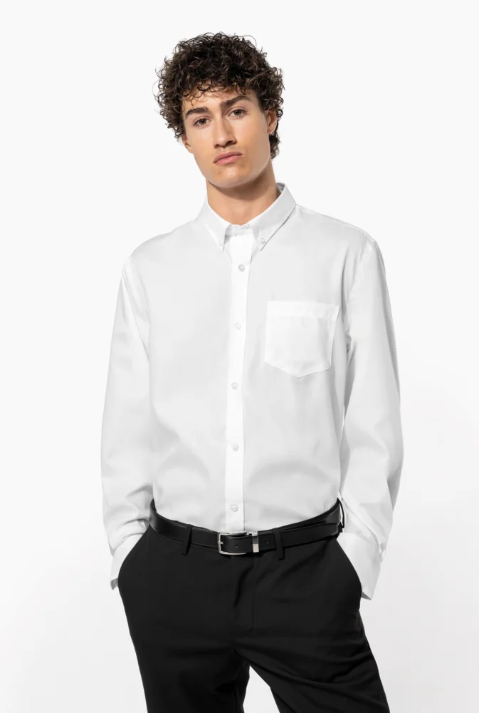 Non-iron shirt long-sleeve