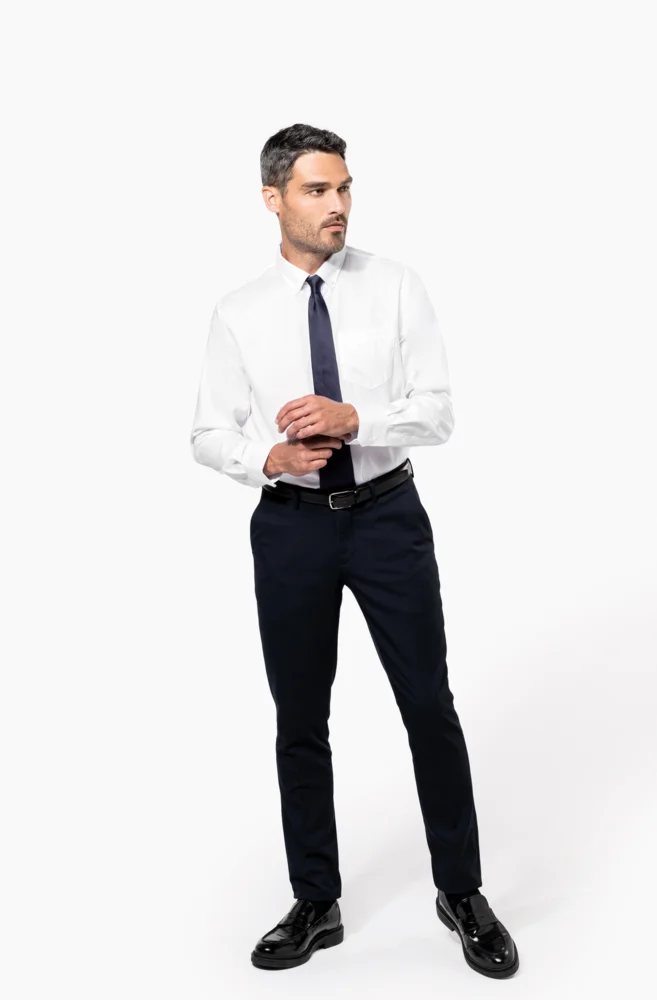 Non-iron shirt long-sleeve