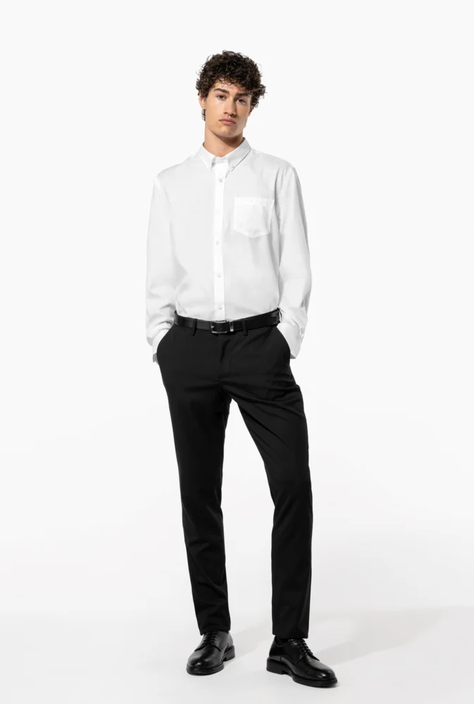 Non-iron shirt long-sleeve