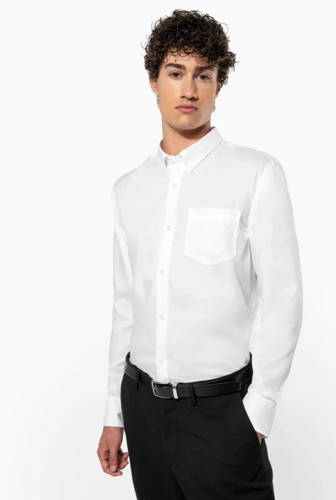 Non-iron shirt long-sleeve