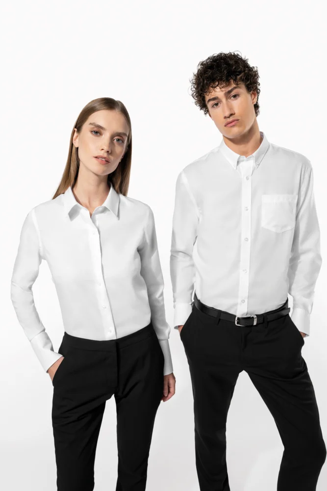 Non-iron shirt long-sleeve
