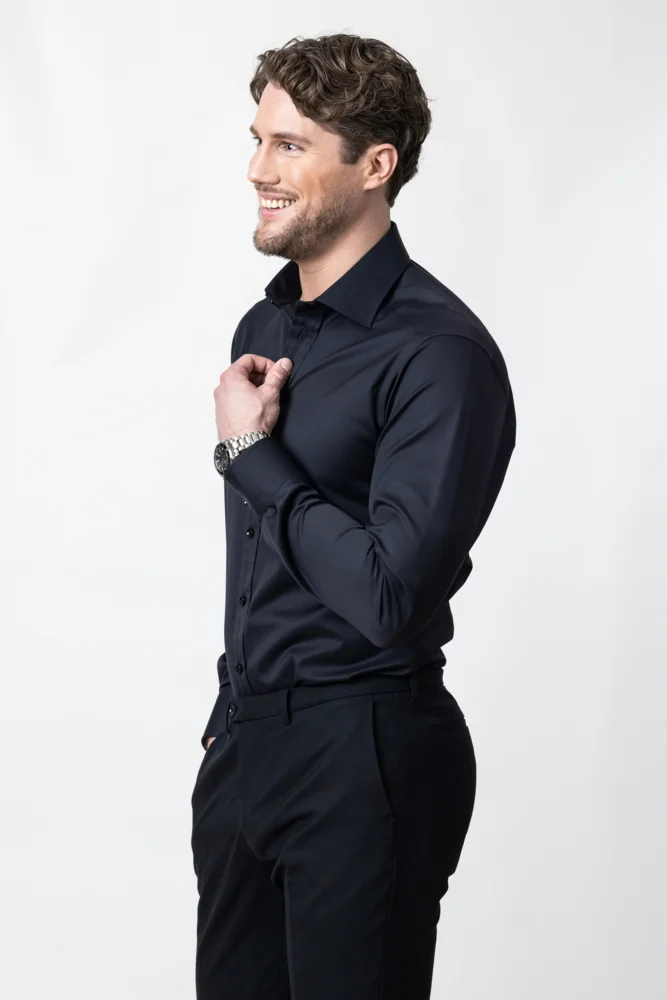 Non-iron shirt long-sleeve