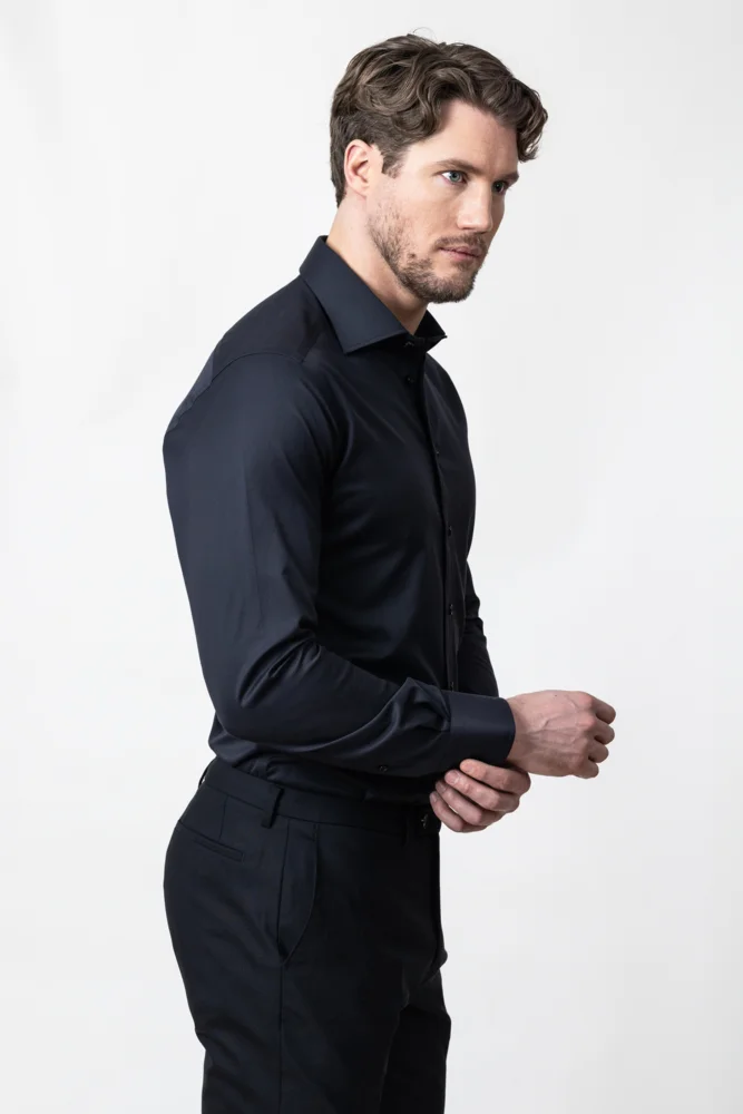 Non-iron shirt long-sleeve