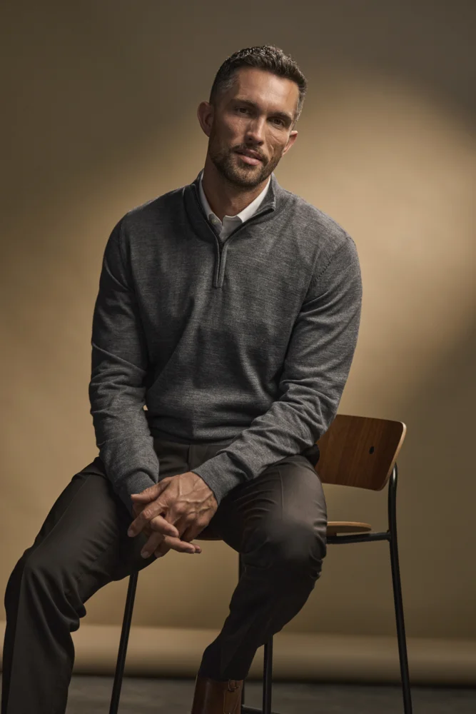 Herren 1/4 Zip Pullover