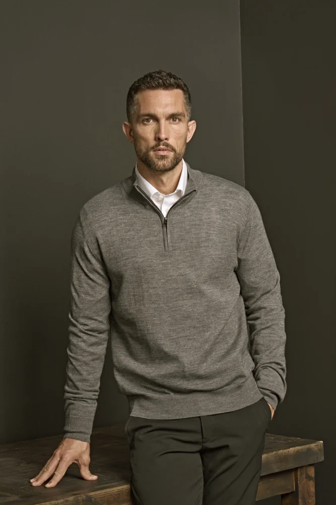 Herren 1/4 Zip Pullover