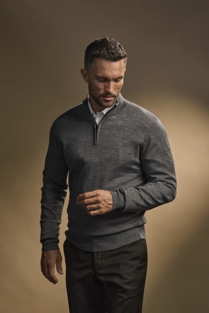 Herren 1/4 Zip Pullover