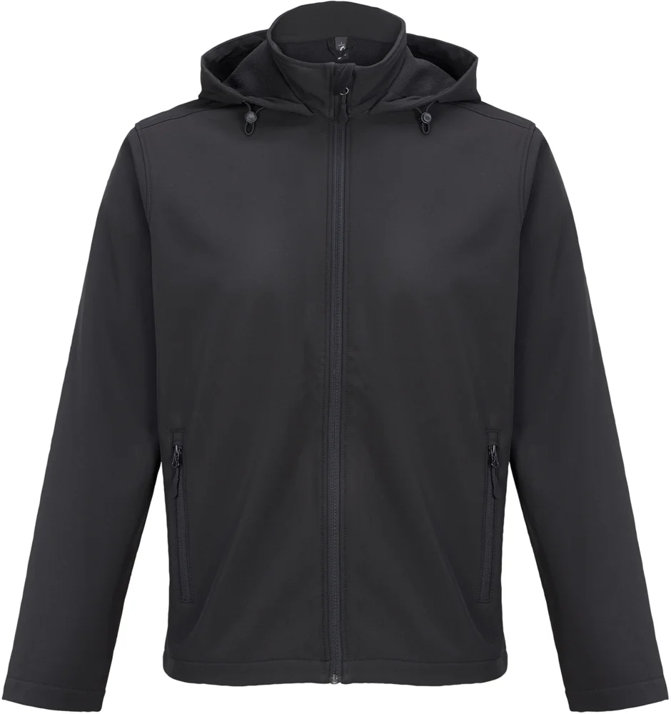 Herren 2-Lagen Kapuzen Softshell Jacke