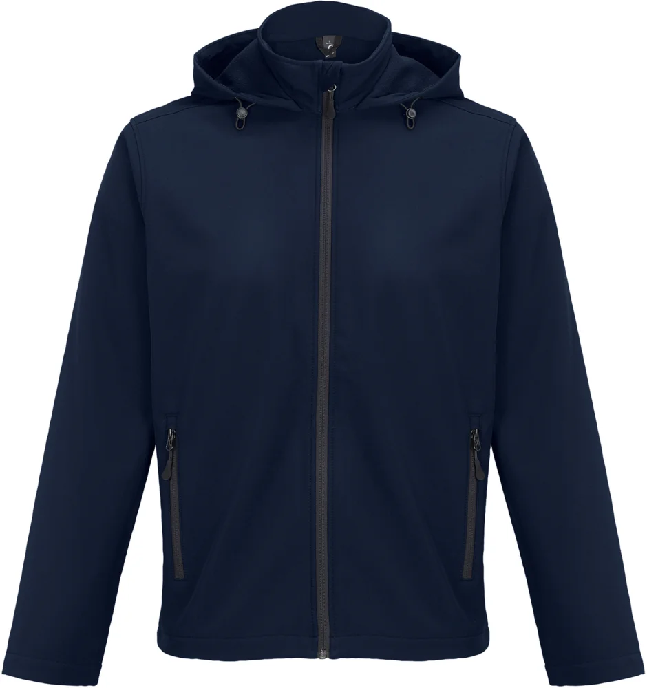 Herren 2-Lagen Kapuzen Softshell Jacke