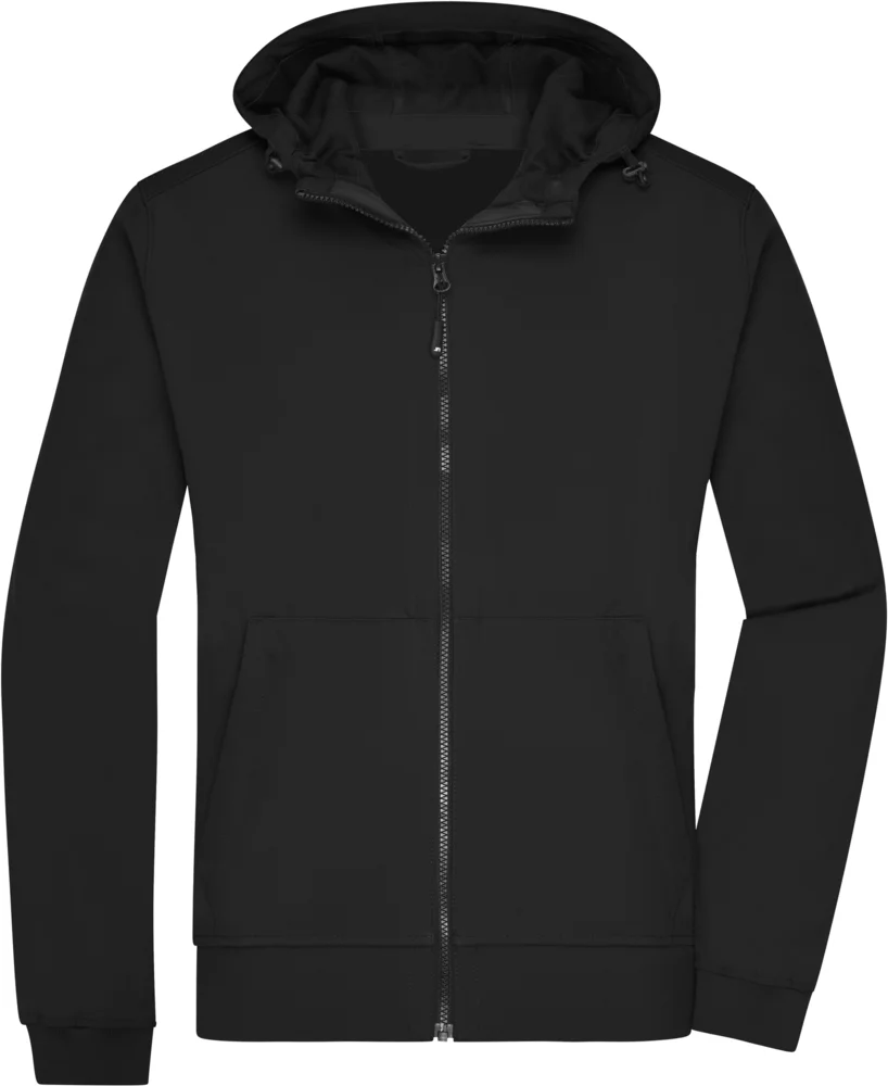 Herren 2-Lagen Kapuzen Softshell Jacke