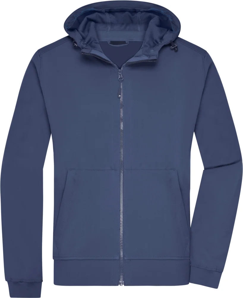 Herren 2-Lagen Kapuzen Softshell Jacke