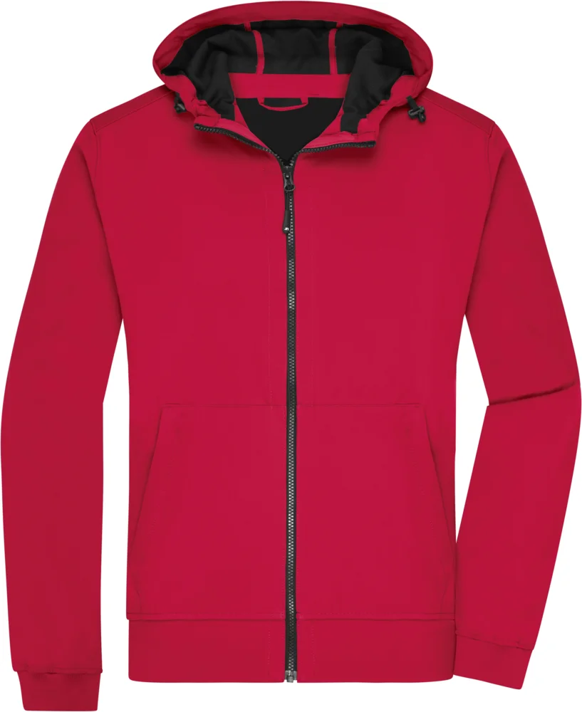 Herren 2-Lagen Kapuzen Softshell Jacke