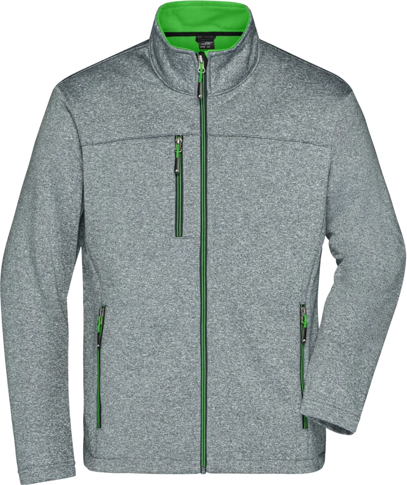 Men's 2-Layer Melange Softshell Jacket