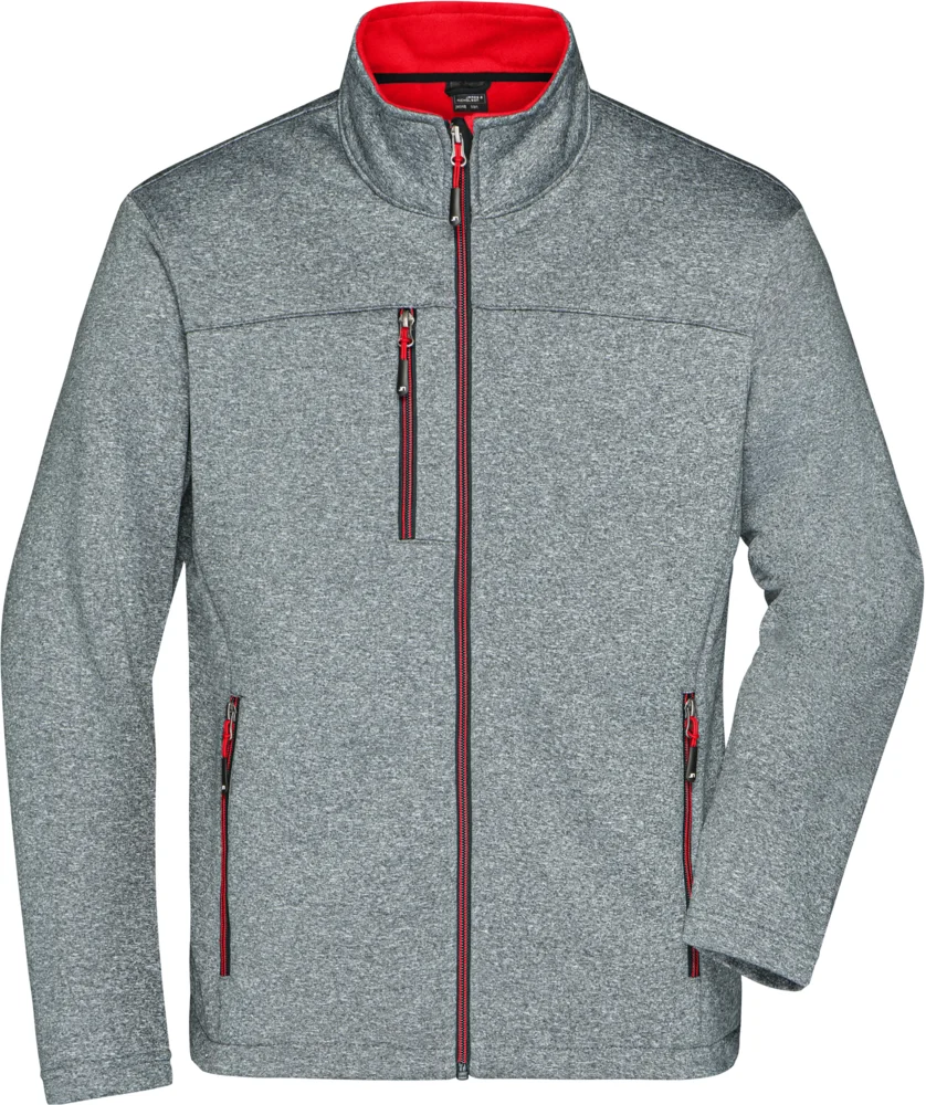 Men's 2-Layer Melange Softshell Jacket