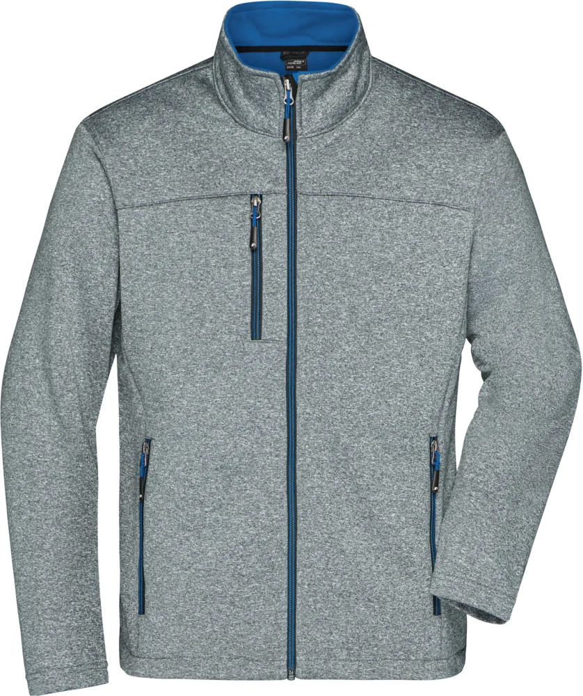 Men's 2-Layer Melange Softshell Jacket