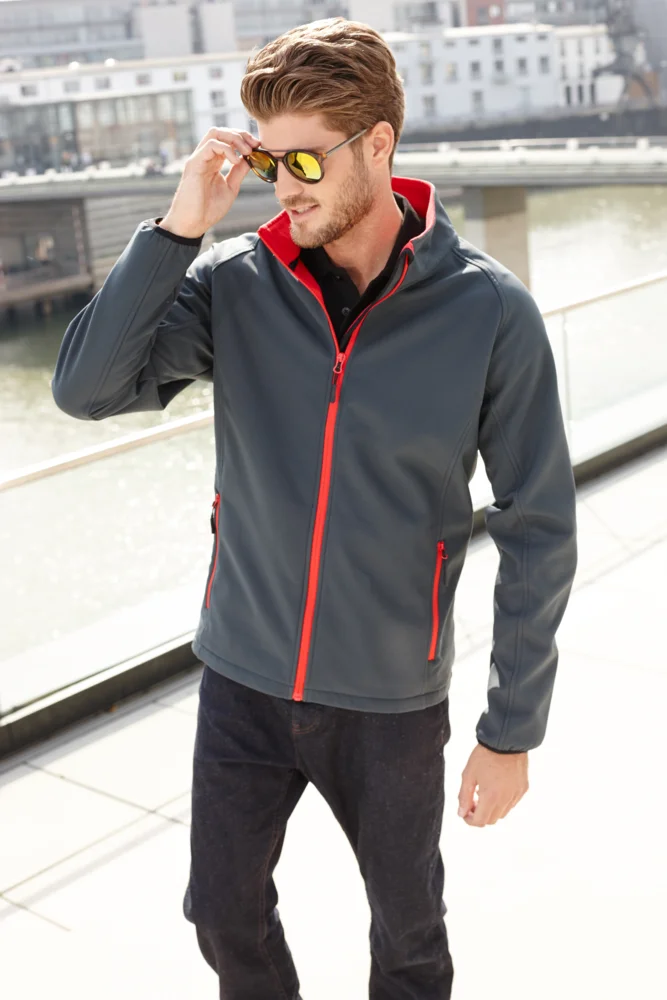 Herren 2-Lagen Promo Softshell Jacke