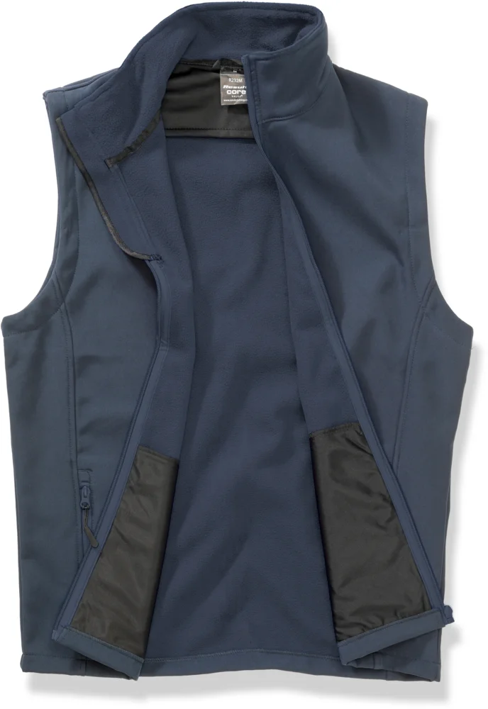 Herren 2-Lagen Softshell Gilet "Printable"