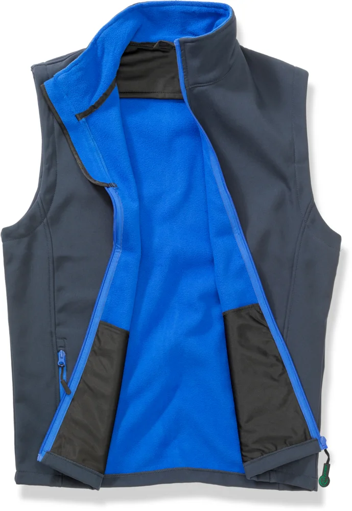 Herren 2-Lagen Softshell Gilet "Printable"