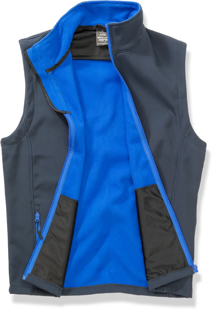 Herren 2-Lagen Softshell Gilet "Printable"