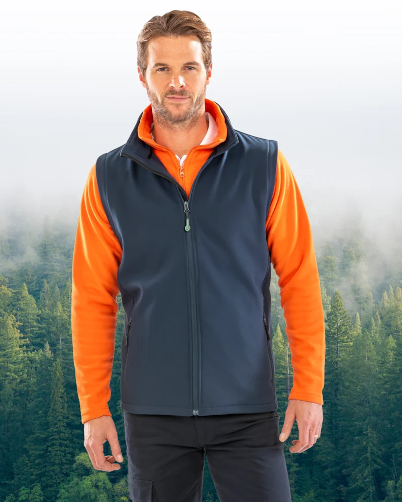 Herren 2-Lagen Softshell Gilet "Printable"