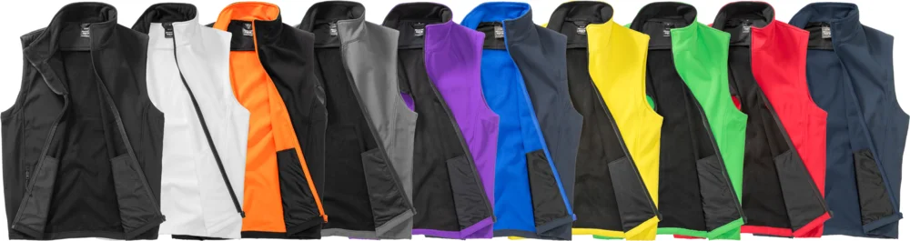 Herren 2-Lagen Softshell Gilet "Printable"