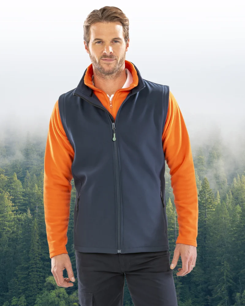 Herren 2-Lagen Softshell Gilet "Printable"