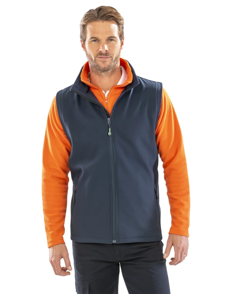 Herren 2-Lagen Softshell Gilet "Printable"