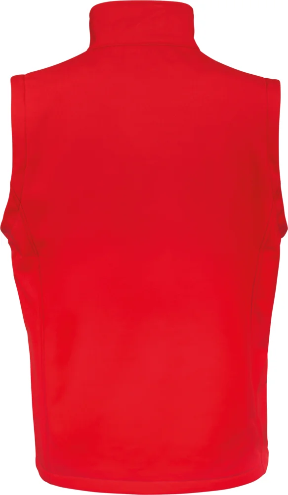 Herren 2-Lagen Softshell Gilet "Printable"