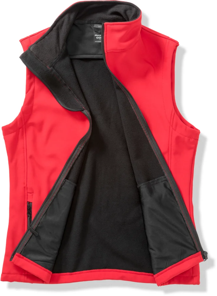 Herren 2-Lagen Softshell Gilet "Printable"