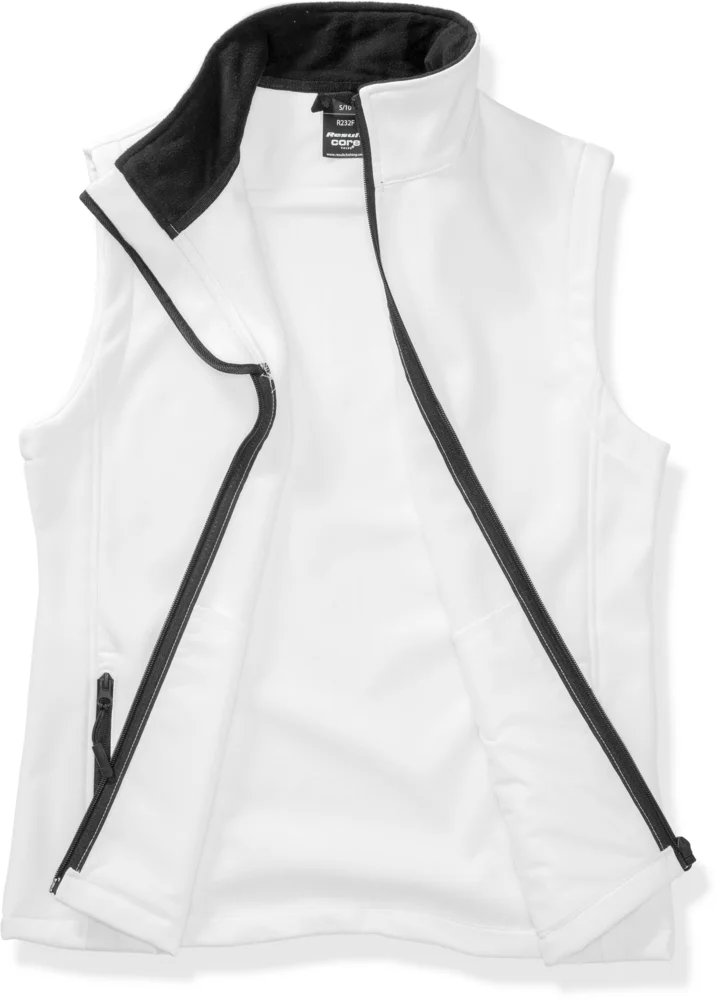 Herren 2-Lagen Softshell Gilet "Printable"