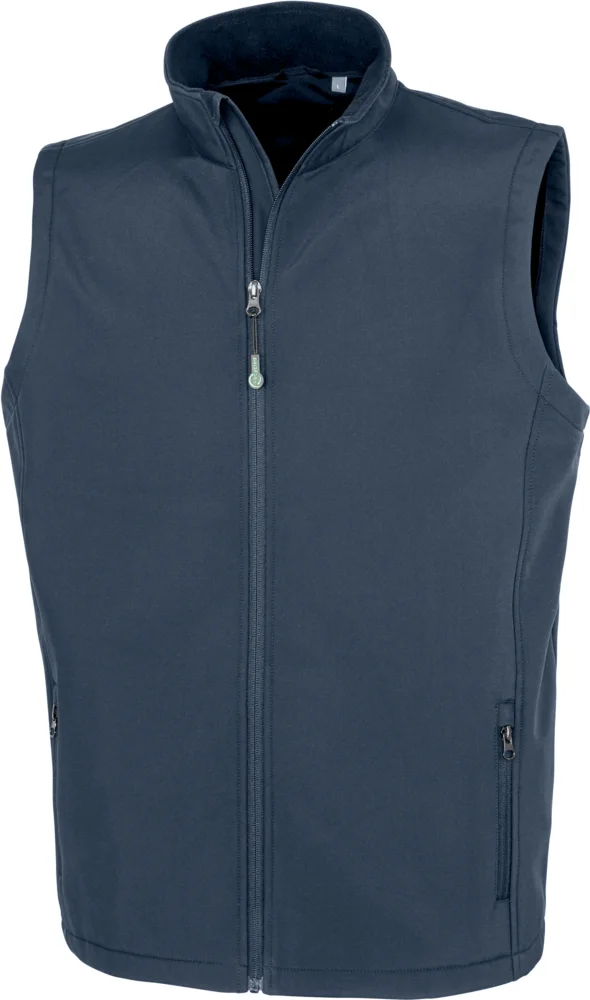 Men's 2-Layer Softshell Vest Printable