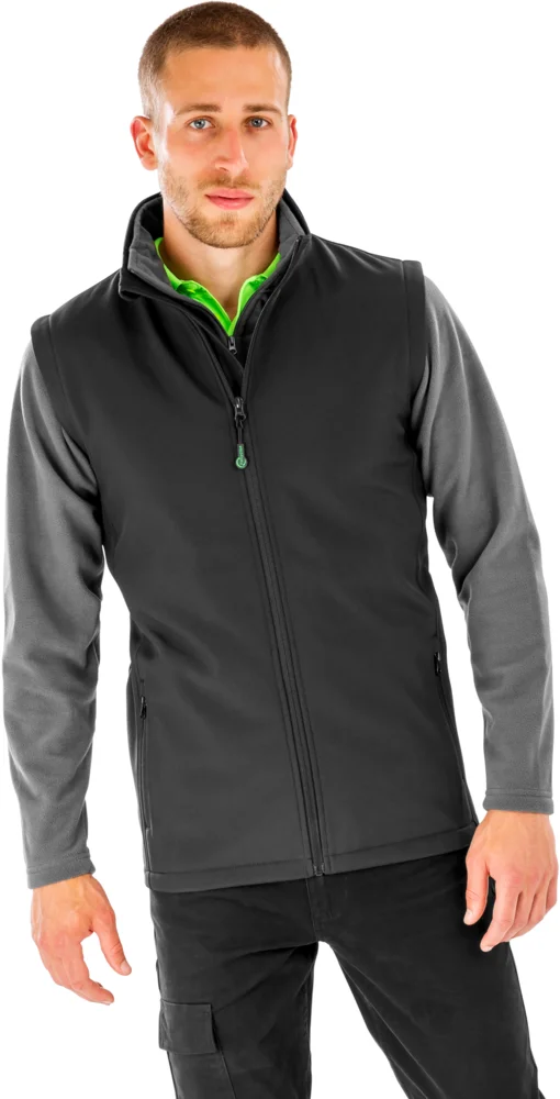 Men's 2-Layer Softshell Vest Printable