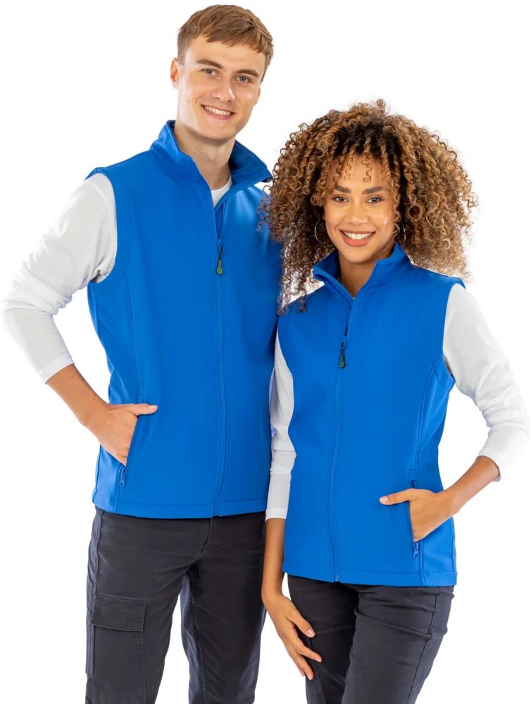 Men's 2-Layer Softshell Vest Printable