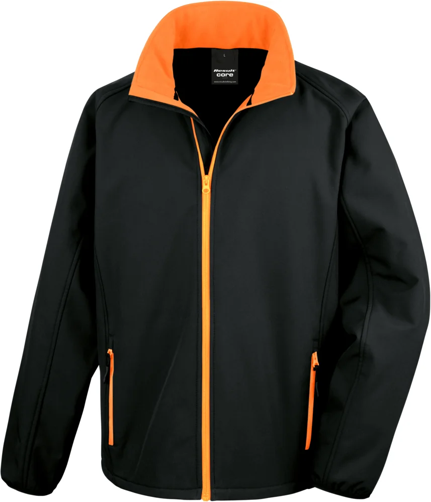 Herren 2-Lagen Softshell Jacke "Printable"