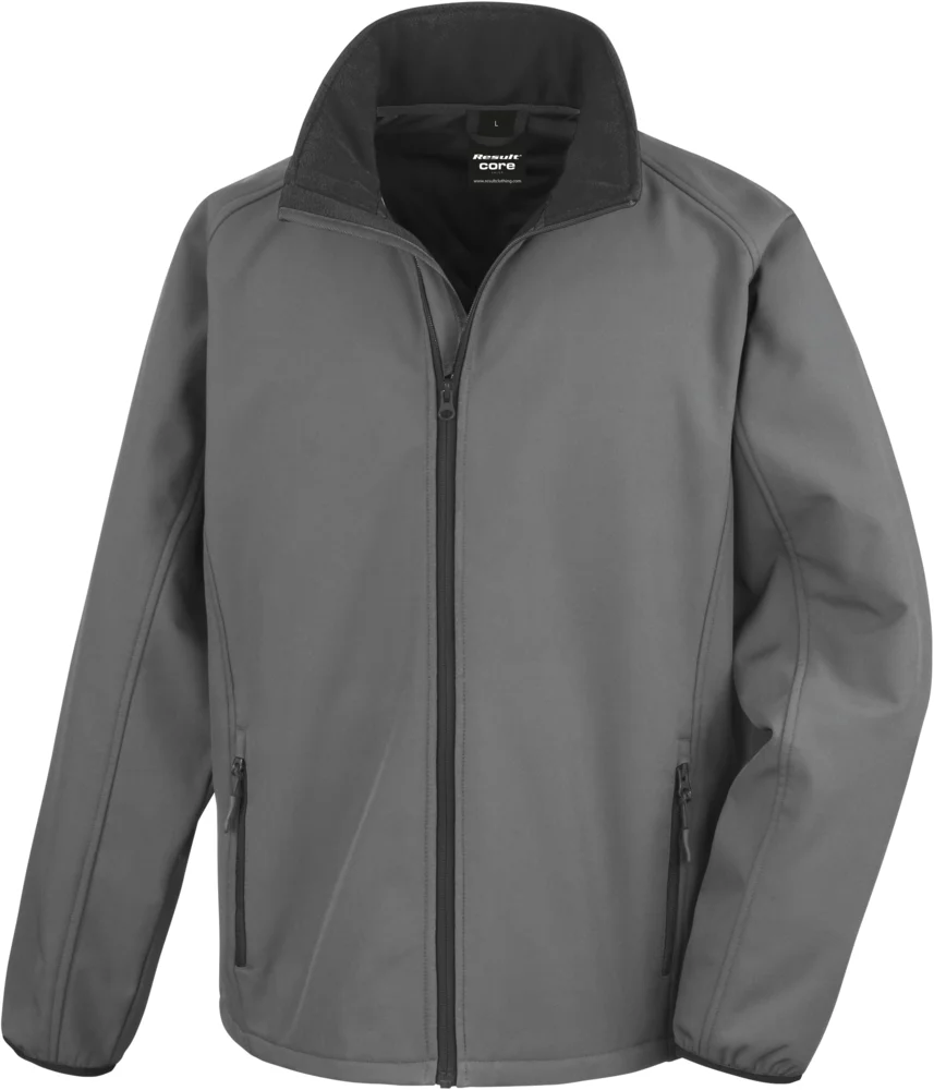 Herren 2-Lagen Softshell Jacke "Printable"