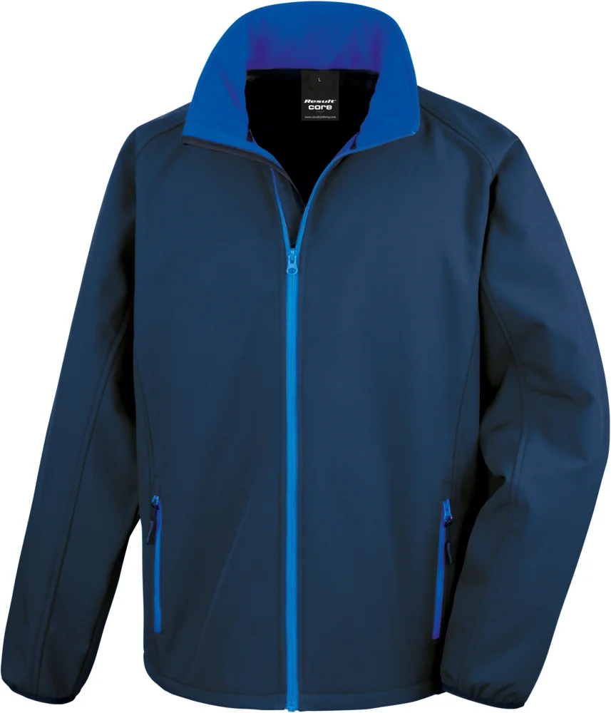 Herren 2-Lagen Softshell Jacke "Printable"