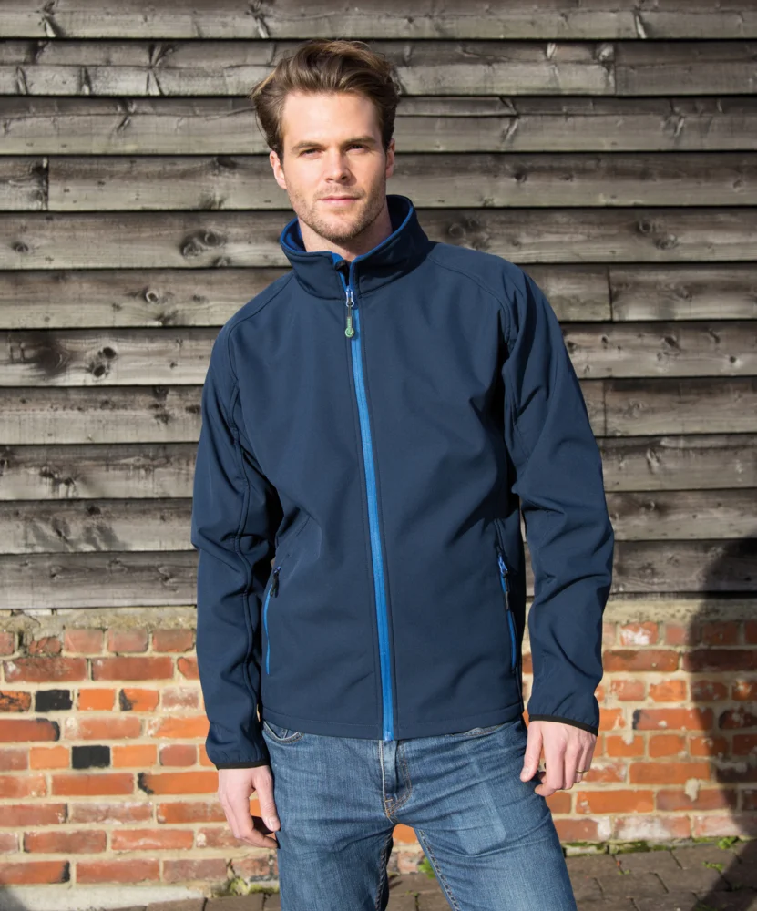 Herren 2-Lagen Softshell Jacke "Printable"