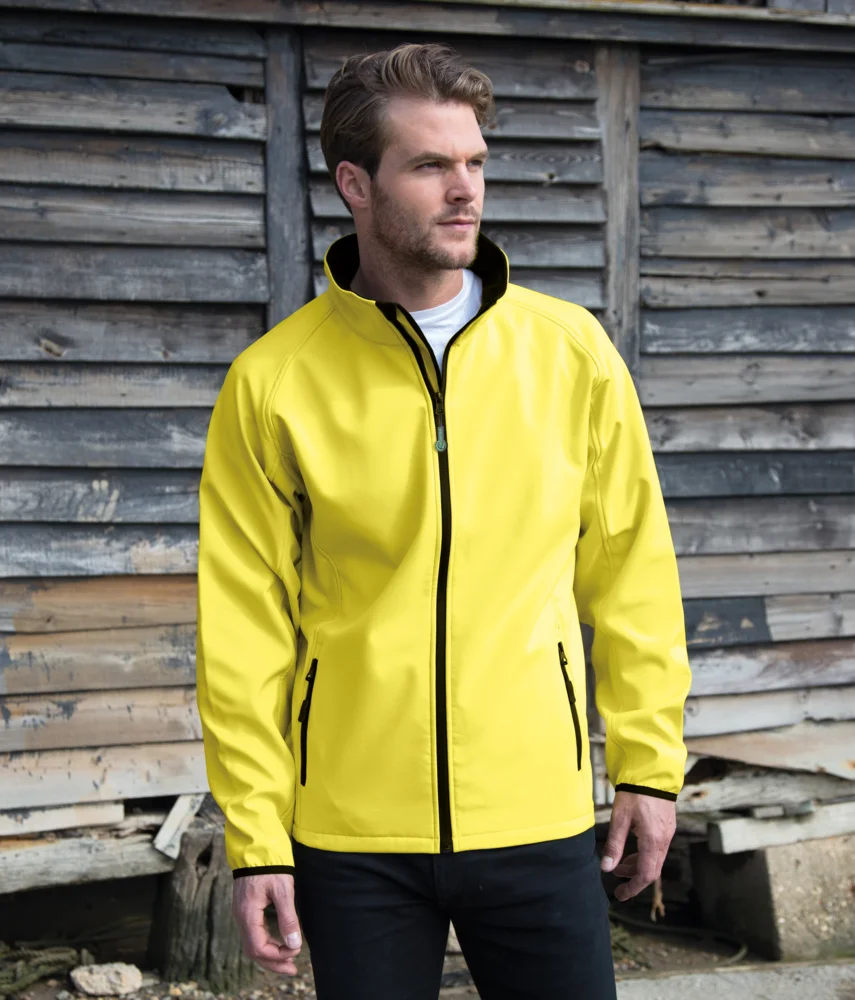 Herren 2-Lagen Softshell Jacke "Printable"