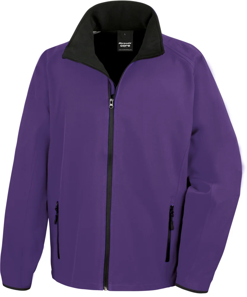 Herren 2-Lagen Softshell Jacke "Printable"