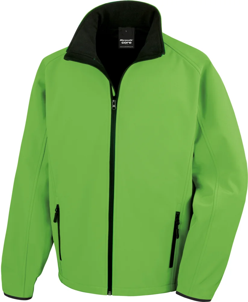 Herren 2-Lagen Softshell Jacke "Printable"
