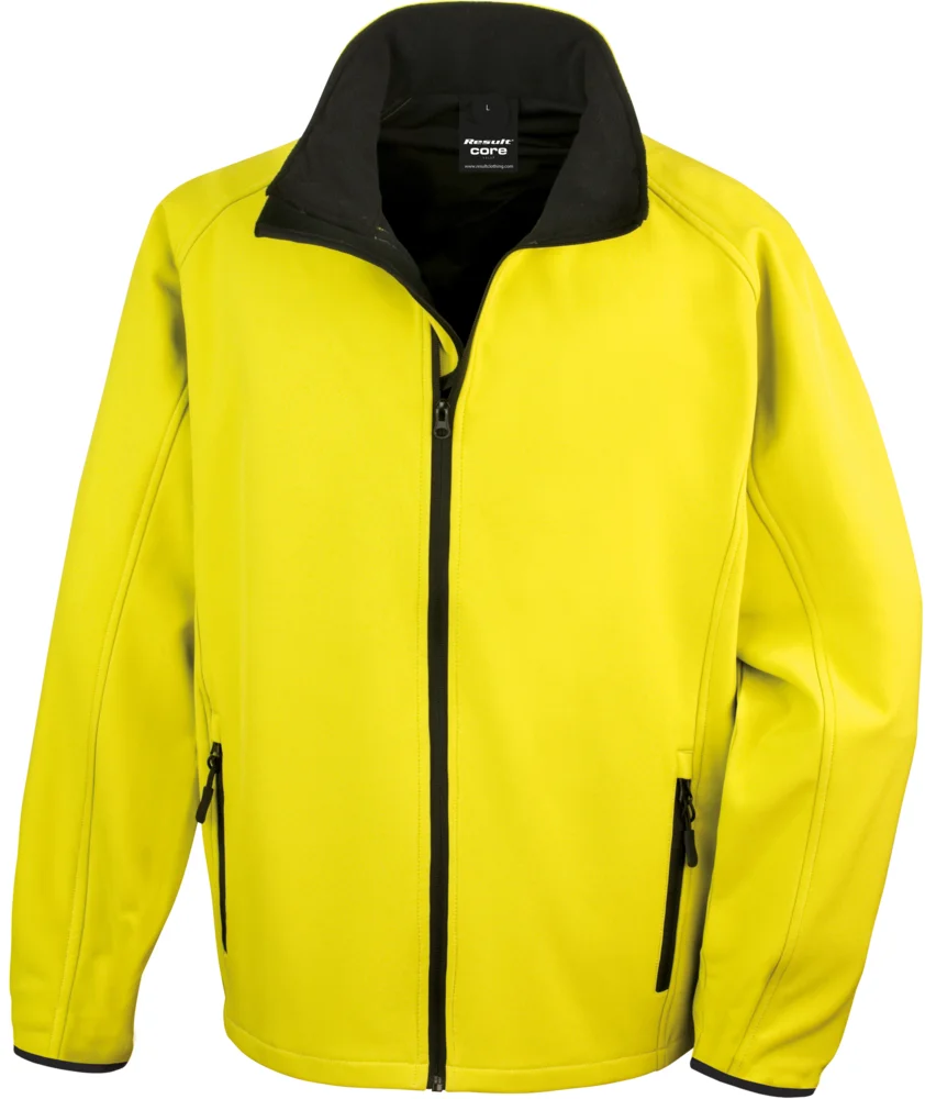 Herren 2-Lagen Softshell Jacke "Printable"