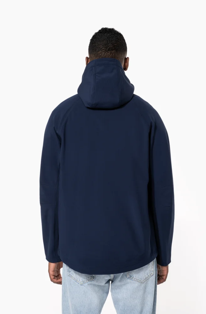 Herren 3-Lagen Kapuzen Softshell Jacke