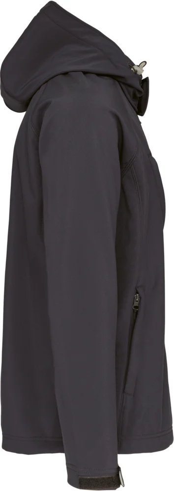 Herren 3-Lagen Kapuzen Softshell Jacke