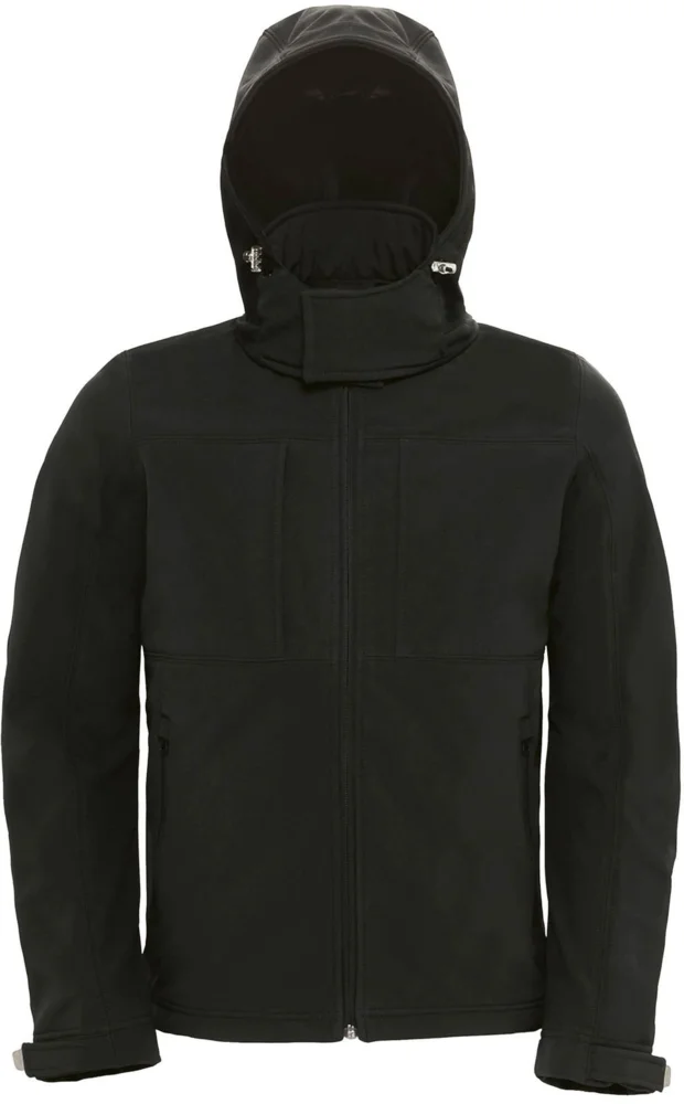 Men's 3-Layer Hooded Softshell Jacket