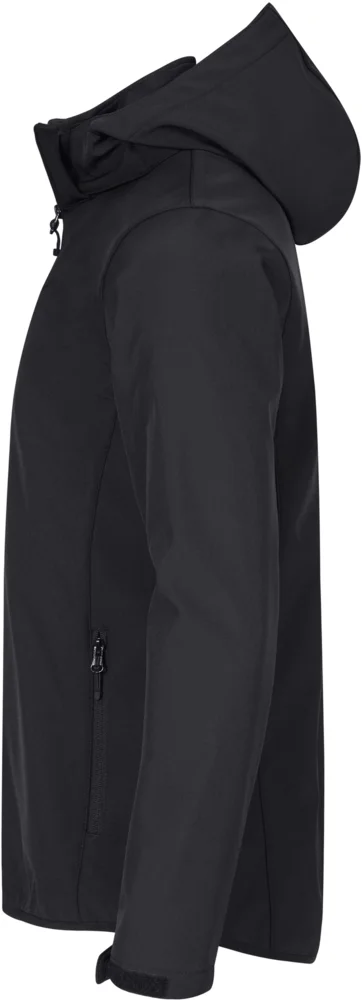 Herren 3-Lagen Kapuzen Softshell Jacke