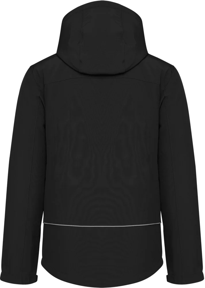 Herren 3-Lagen Kapuzen Softshell Parka